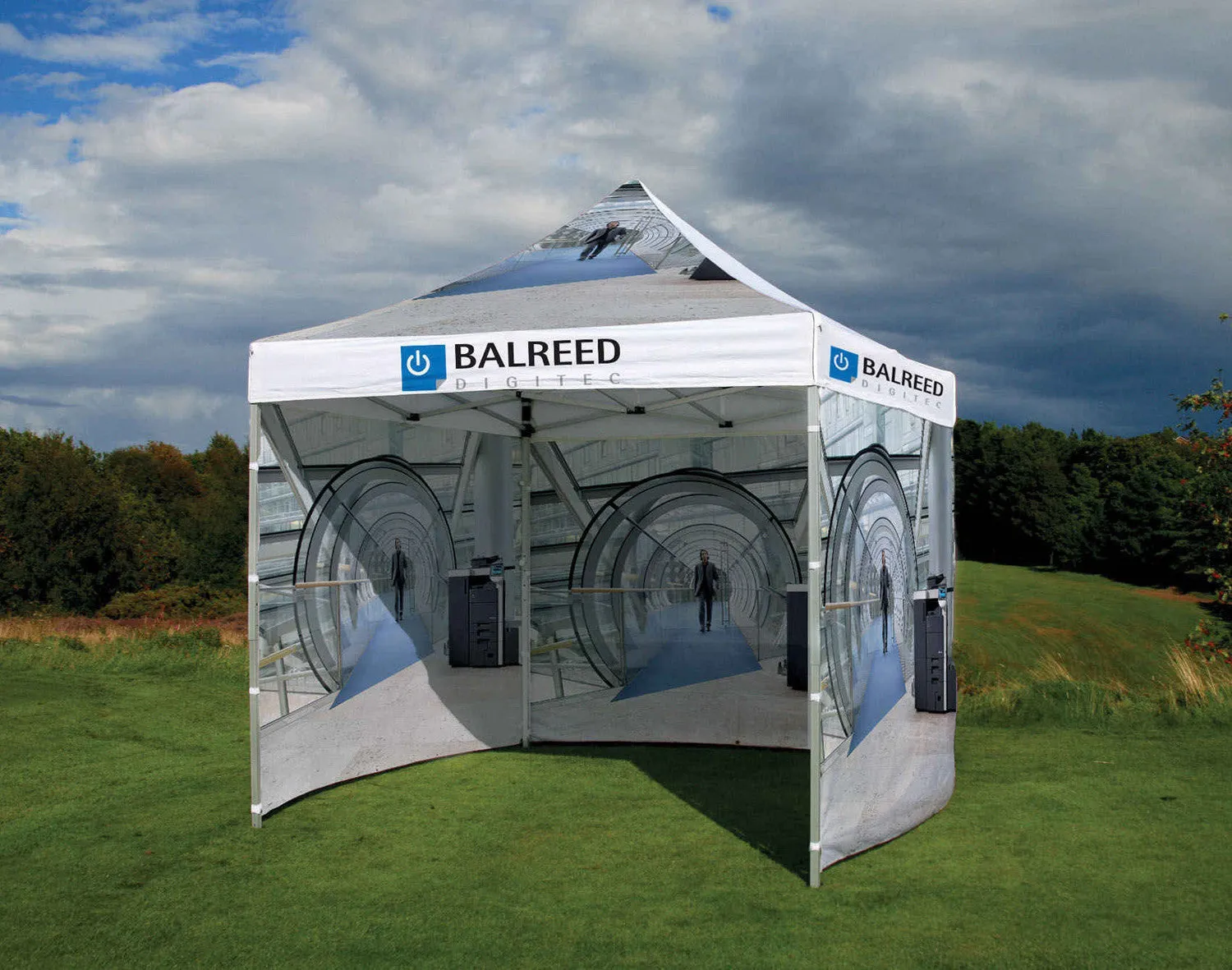 2000x2000mm Printed Gazebo