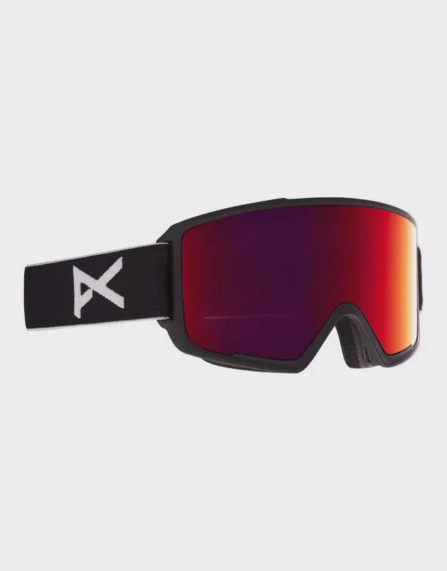 Anon M3 Black Goggles   Bonus Lens   MFI - MARS PERCEIVE SUNNY RED   PERCEIVE CLOUDY BURST