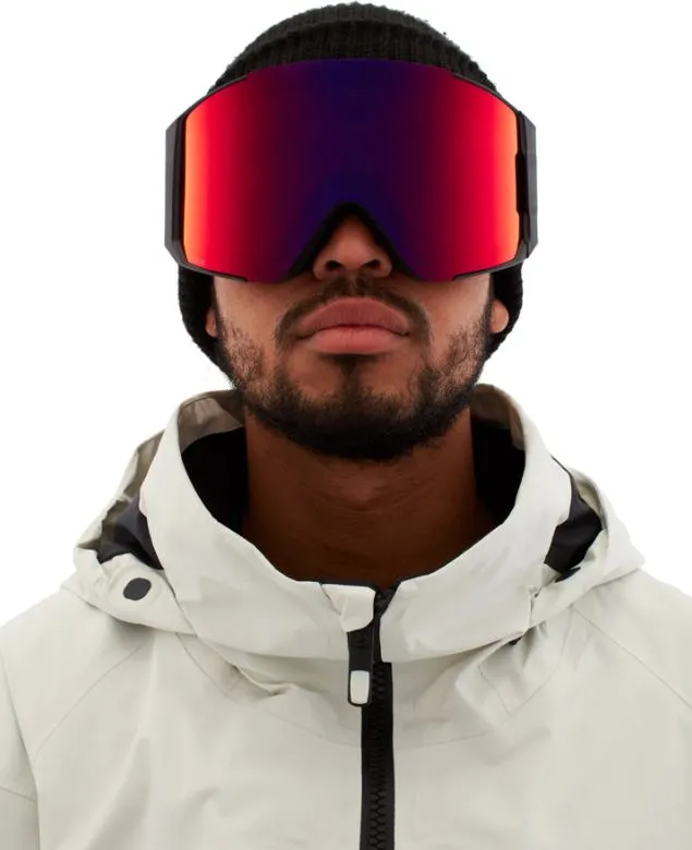 Anon Sync Snow Goggles 2024   Bonus Lens - Black / Perceive Sunny Red