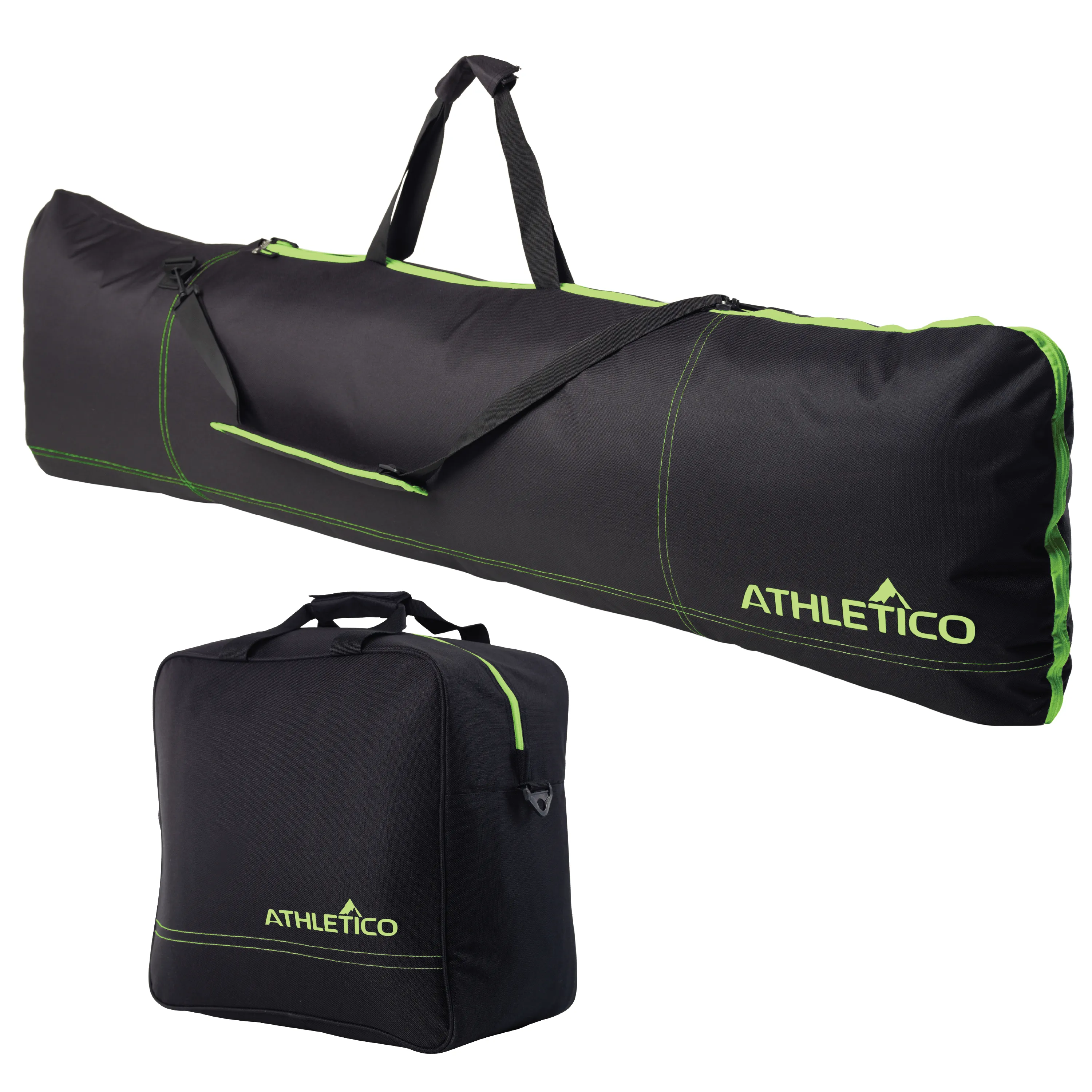 Athletico Padded Two-Piece Snowboard and Boot Bag Combo