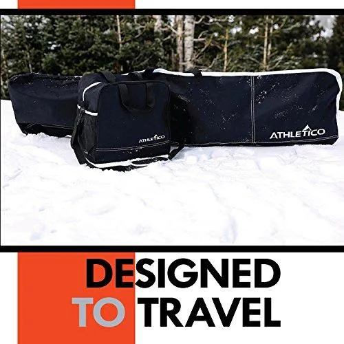 Athletico Padded Two-Piece Snowboard and Boot Bag Combo
