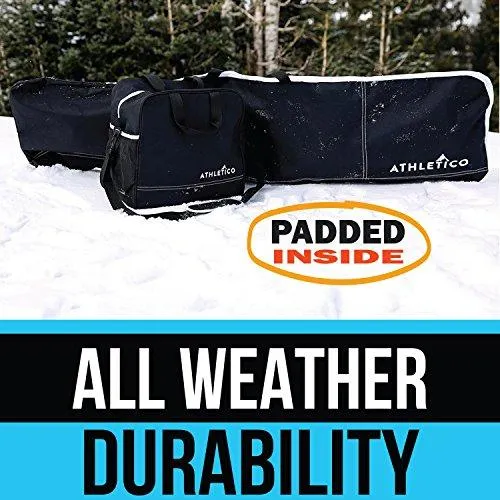 Athletico Padded Two-Piece Snowboard and Boot Bag Combo