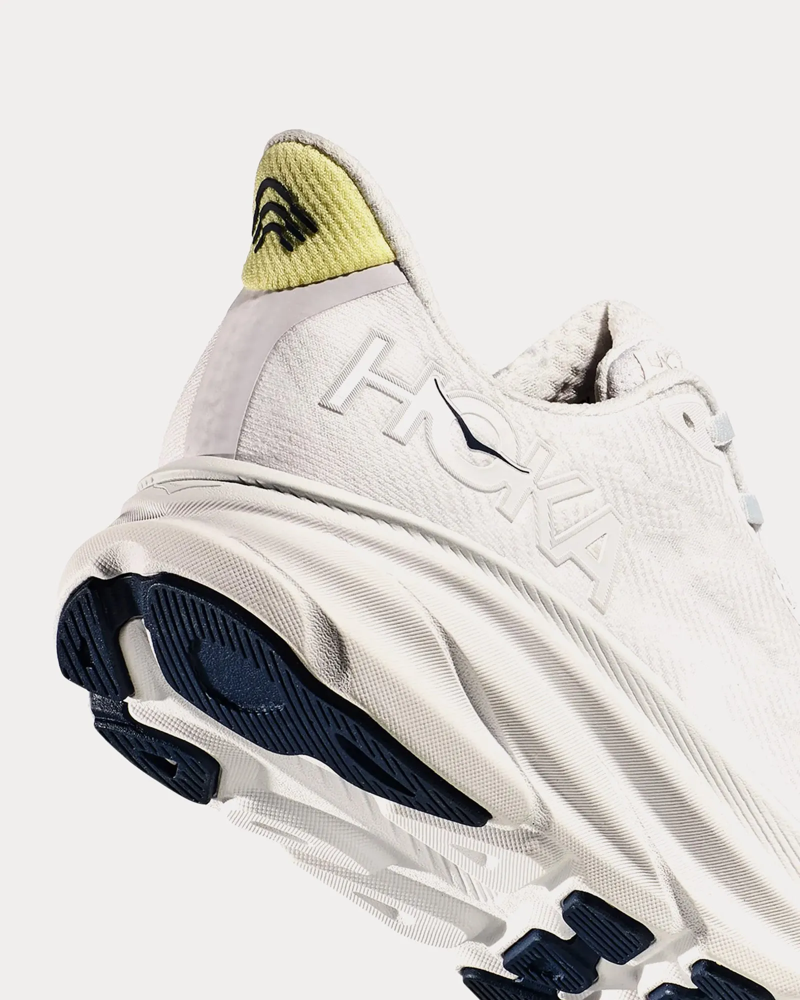 Clifton 9 Cosmic Grey / White Running Shoes