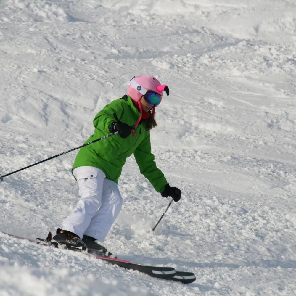 Coolcasc Animal Ski Helmet Cover - Flamingo