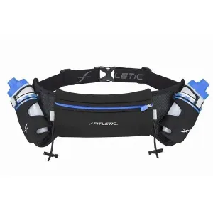 Fitletic Hydra 16 Hydration Belt - Black/Blue Zip