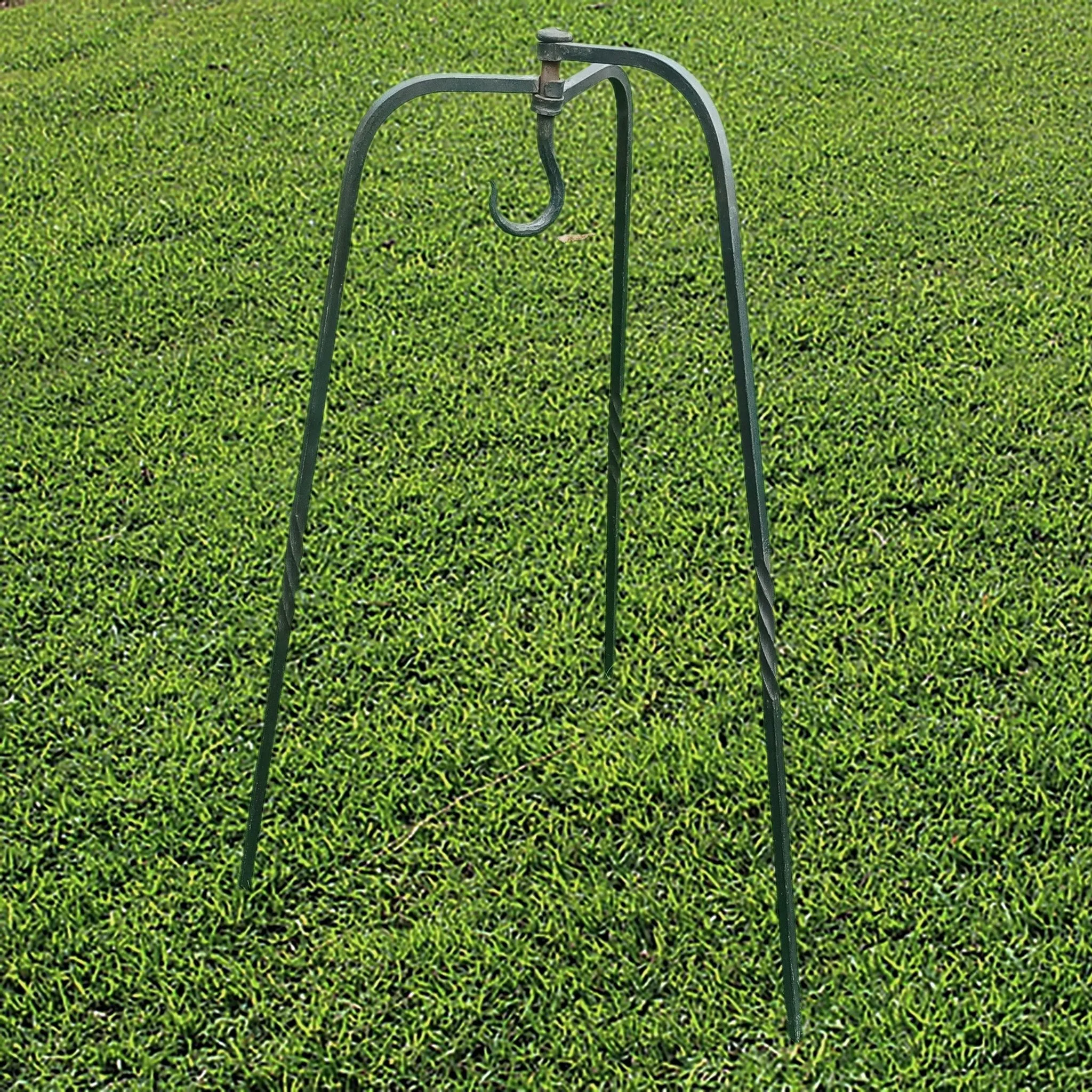 Hand-Forged Iron Tripod Cooking Stand