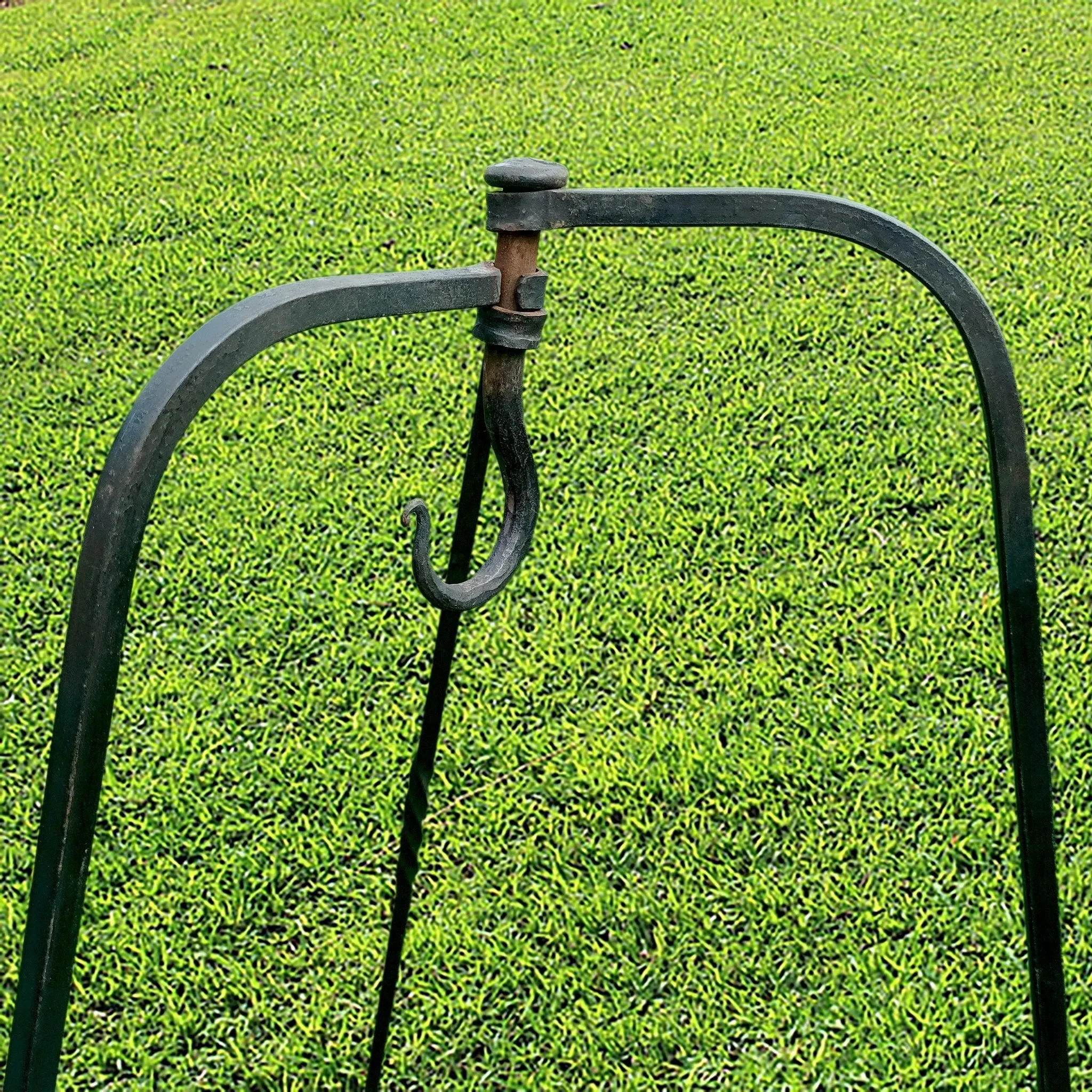 Hand-Forged Iron Tripod Cooking Stand