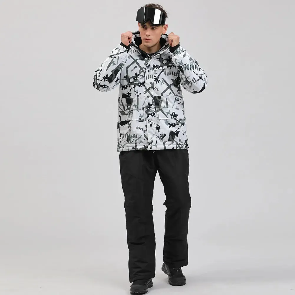 Hotian Men Skiing Shell Insulated Jacket