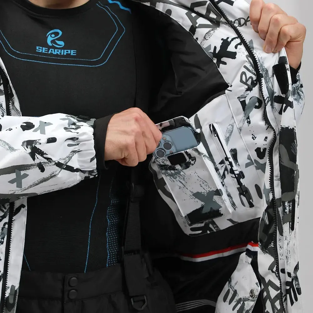 Hotian Men Skiing Shell Insulated Jacket
