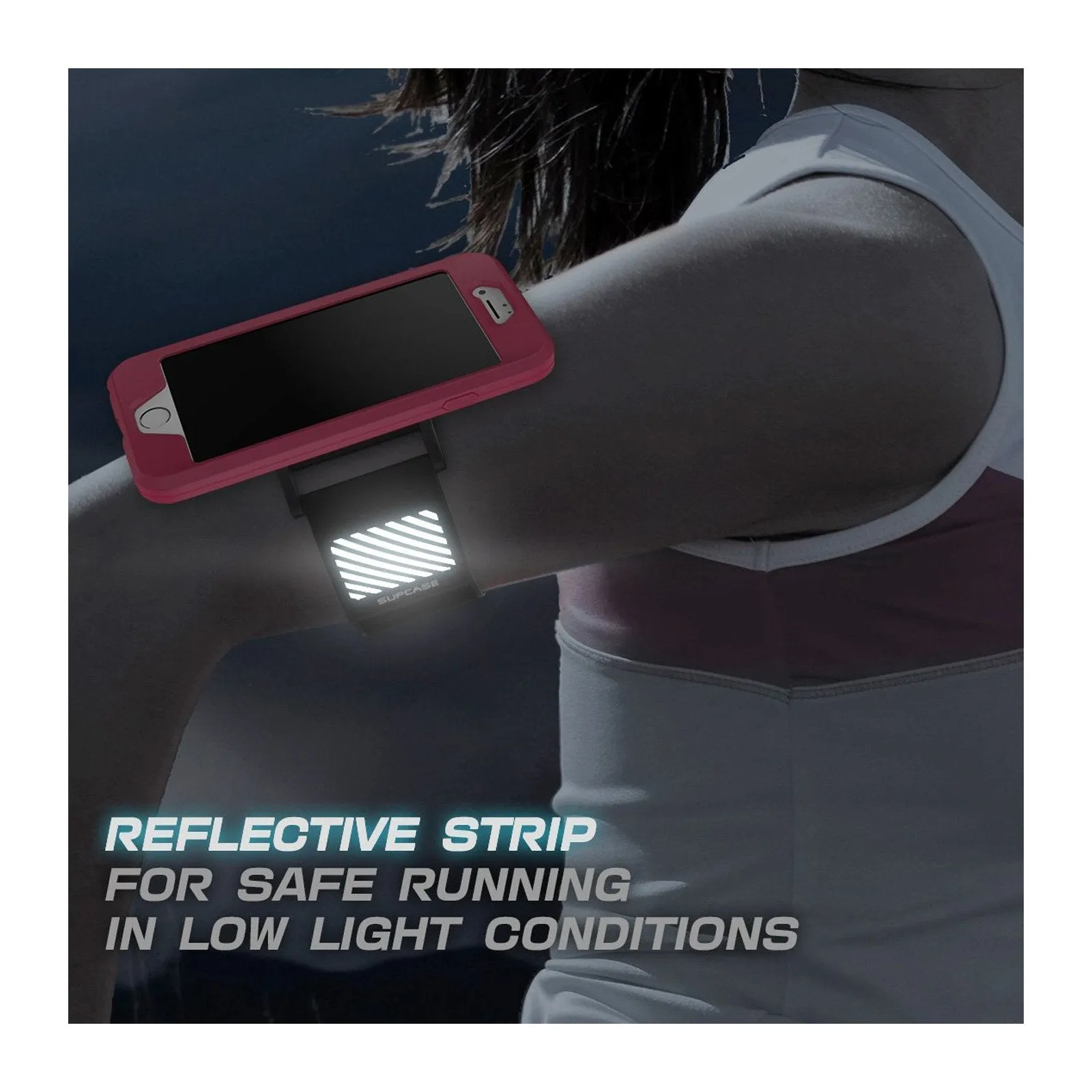iPhone 7 Plus / 8 Plus Running Mate Armband Case-Pink