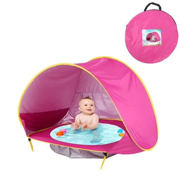 Pop Up Baby Sunshade Pool Tent - UV Protection Infant Sun Shelters Beach Shade Tent