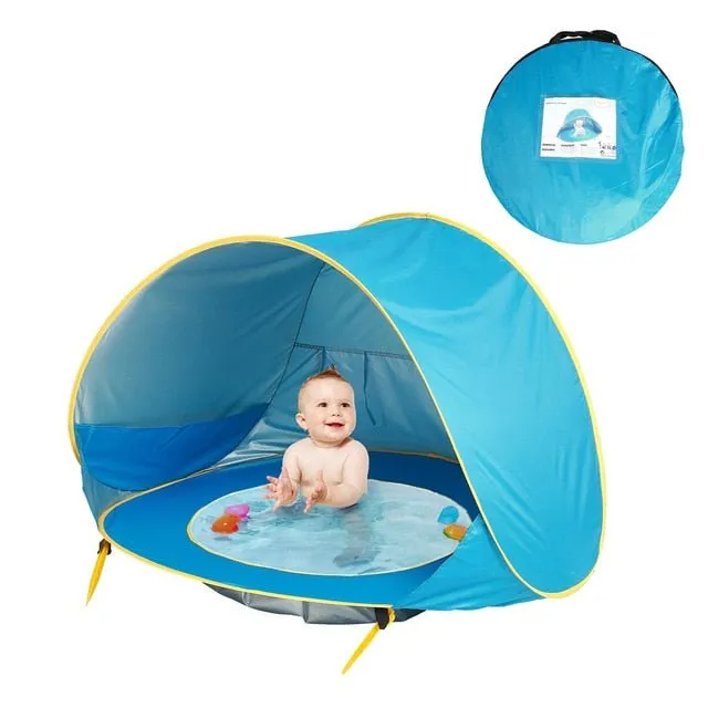 Pop Up Baby Sunshade Pool Tent - UV Protection Infant Sun Shelters Beach Shade Tent