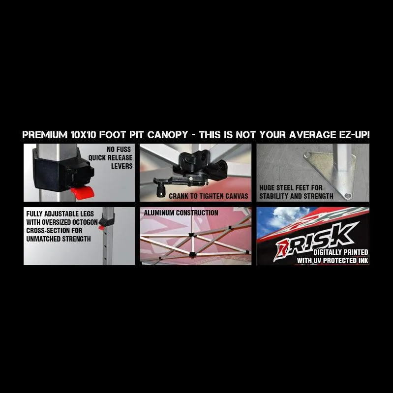 Race Canopy - Premium Pop-Up Pit Tent