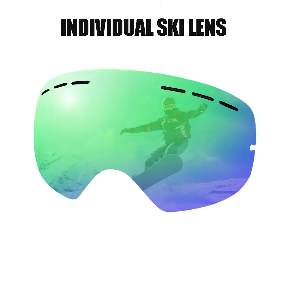 Ski Goggles Men Women Snowboard Glasses Winter Outdoor Sport Snowmobile Sunglasses Uv400 Double Layers Lens Anti-Fog Skiing Gogg