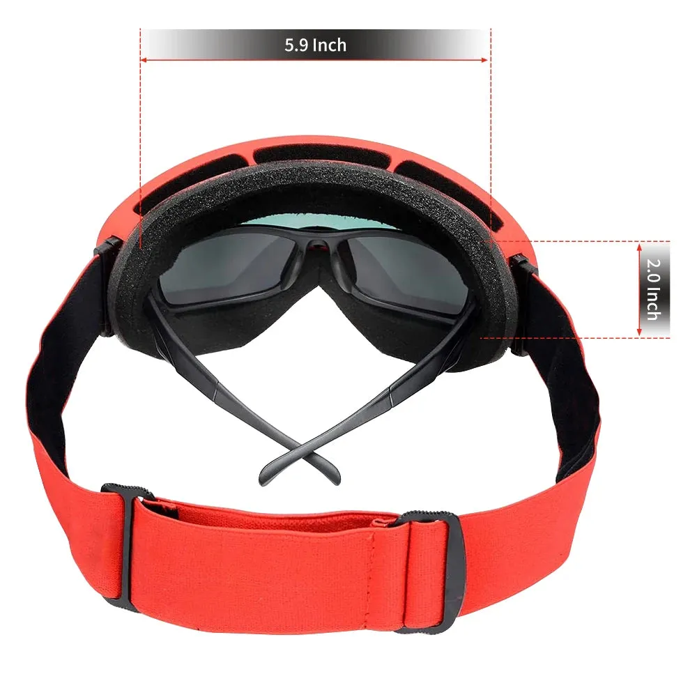 Ski Goggles Men Women Snowboard Glasses Winter Outdoor Sport Snowmobile Sunglasses Uv400 Double Layers Lens Anti-Fog Skiing Gogg