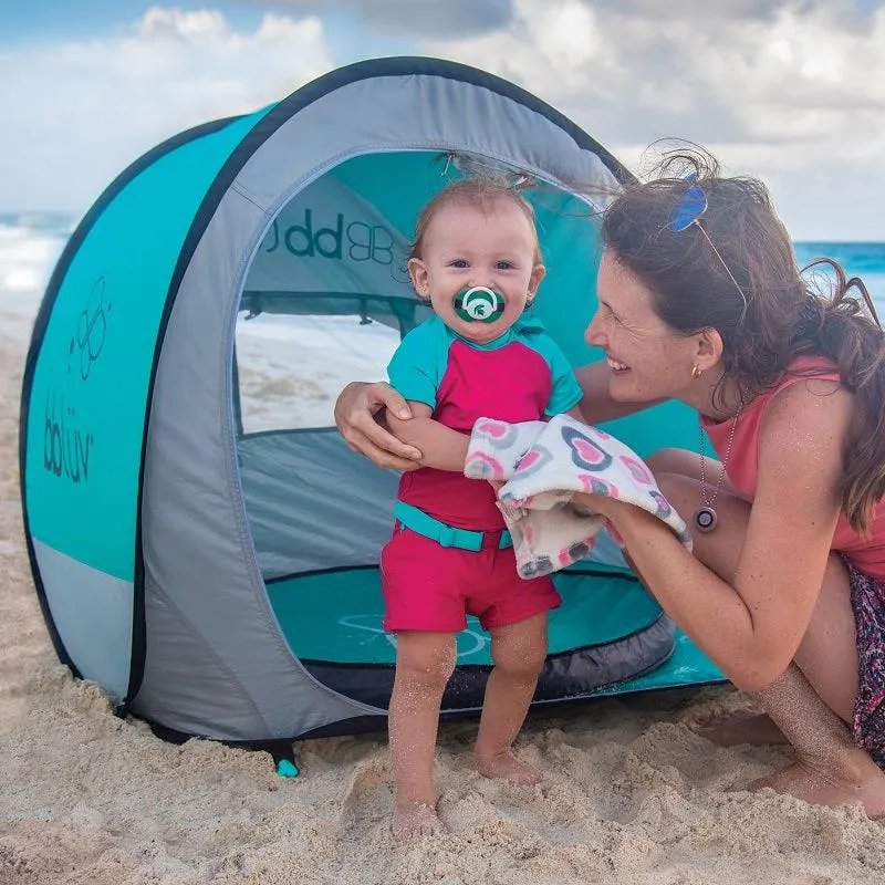 Sunkito: Kids Pop up Play Tent, Beach Tent Shade, Sun Shelter Canopy For Baby, Instant Easy Up Teepee - bbluv