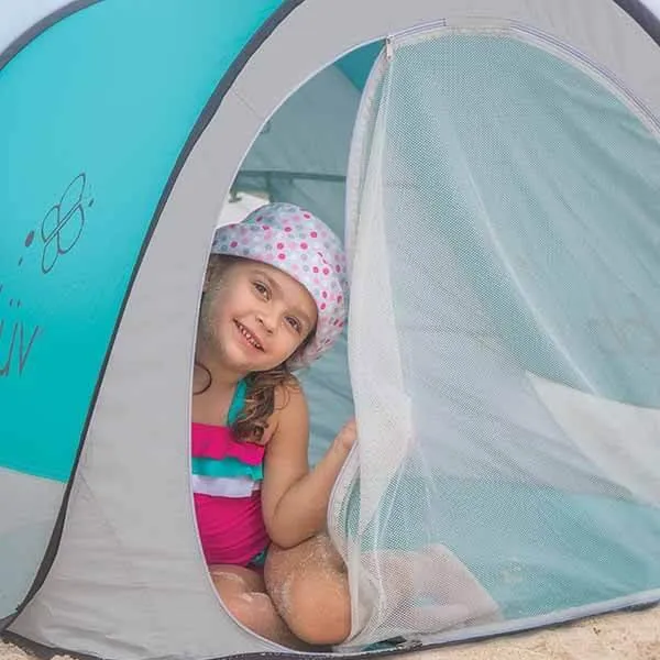 Sunkito: Kids Pop up Play Tent, Beach Tent Shade, Sun Shelter Canopy For Baby, Instant Easy Up Teepee - bbluv