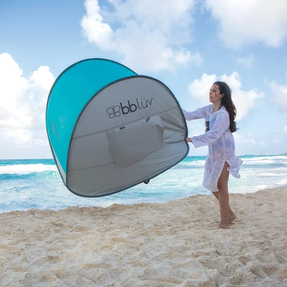 Sunkito: Kids Pop up Play Tent, Beach Tent Shade, Sun Shelter Canopy For Baby, Instant Easy Up Teepee - bbluv