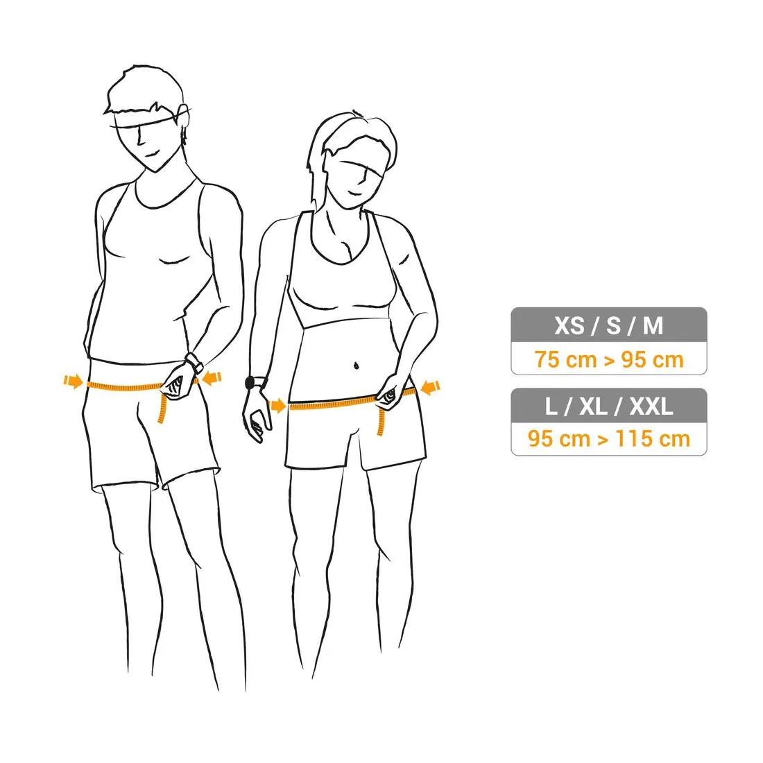 Trail Running Hydration Belt - Pole Holder   Waterproof Smartphone Pocket
