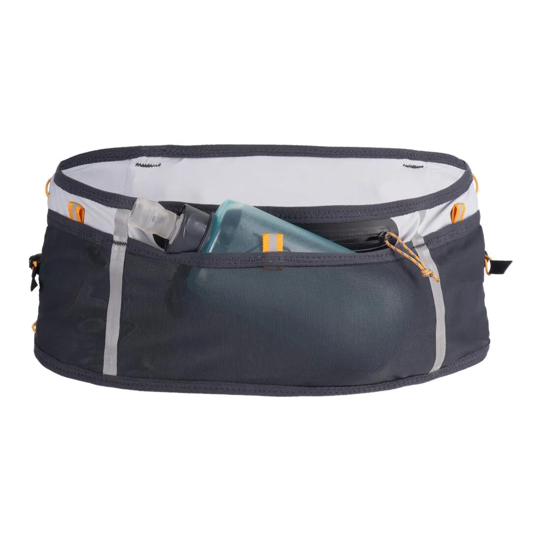 Trail Running Hydration Belt - Pole Holder   Waterproof Smartphone Pocket