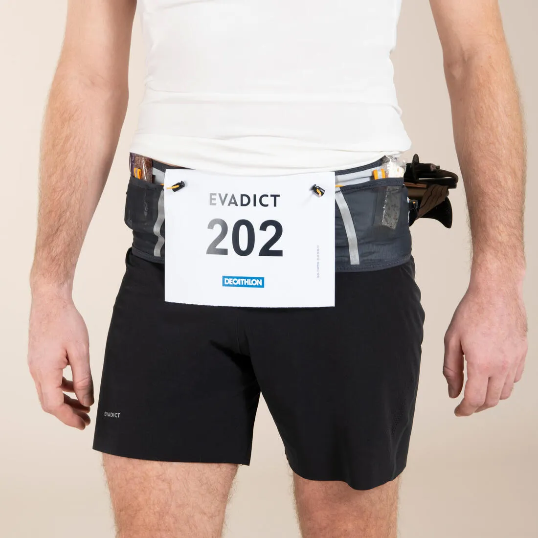 Trail Running Hydration Belt - Pole Holder   Waterproof Smartphone Pocket