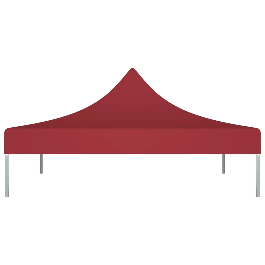 vidaXL Party Tent Roof 2x2 m Burgundy 270 g/m²