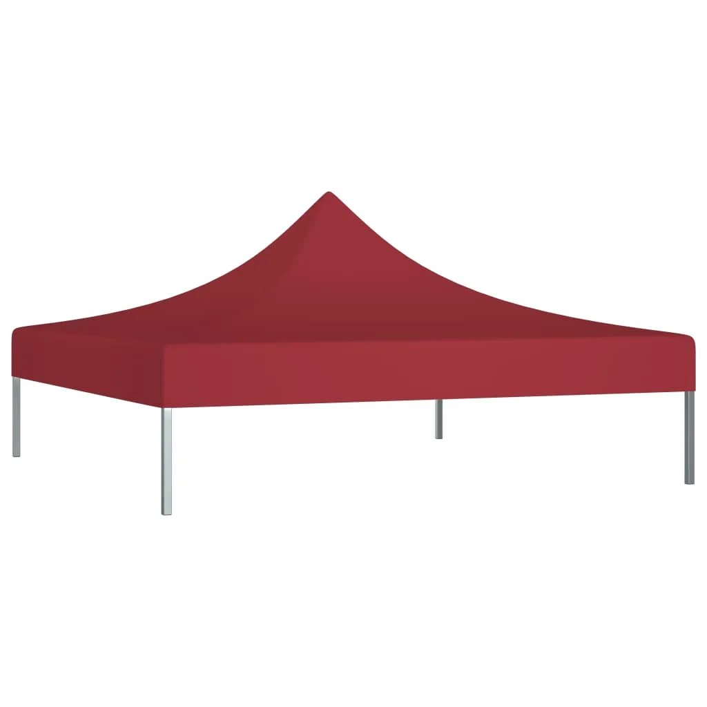 vidaXL Party Tent Roof 2x2 m Burgundy 270 g/m²
