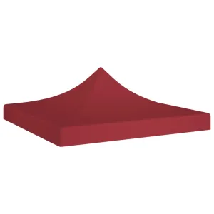 vidaXL Party Tent Roof 2x2 m Burgundy 270 g/m²
