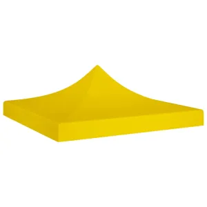 vidaXL Party Tent Roof 2x2 m Yellow 270 g/m²