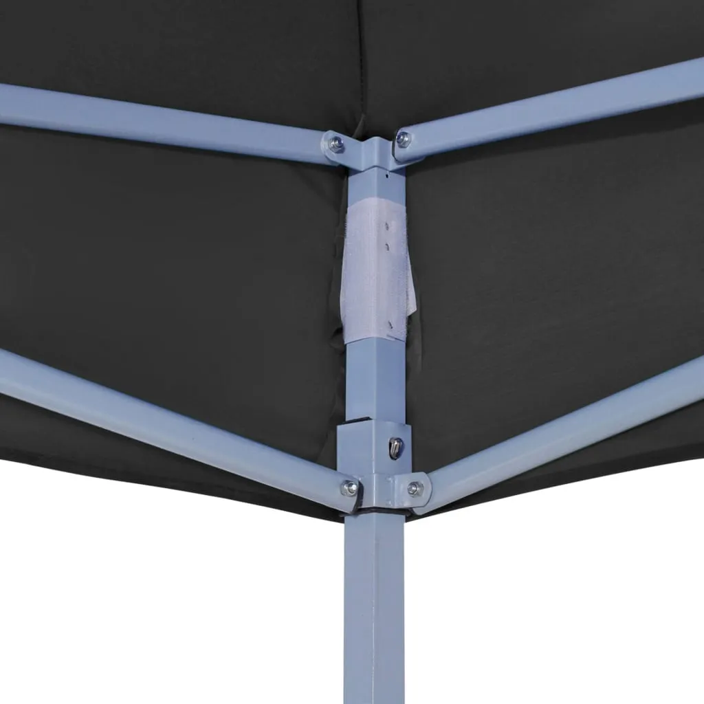 vidaXL Party Tent Roof 3x3 m Black 270 g/m²