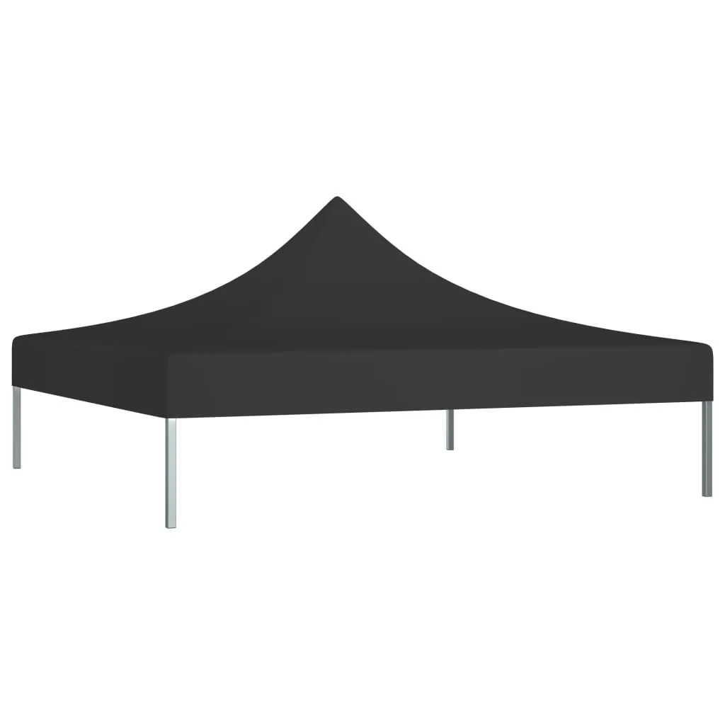 vidaXL Party Tent Roof 3x3 m Black 270 g/m²