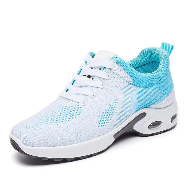 Women's Air-Cushioned Flyknit Sneakers Running Shoes