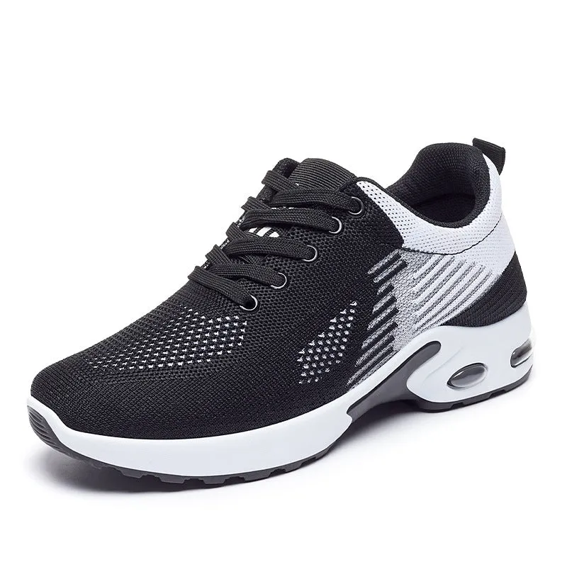 Women's Air-Cushioned Flyknit Sneakers Running Shoes