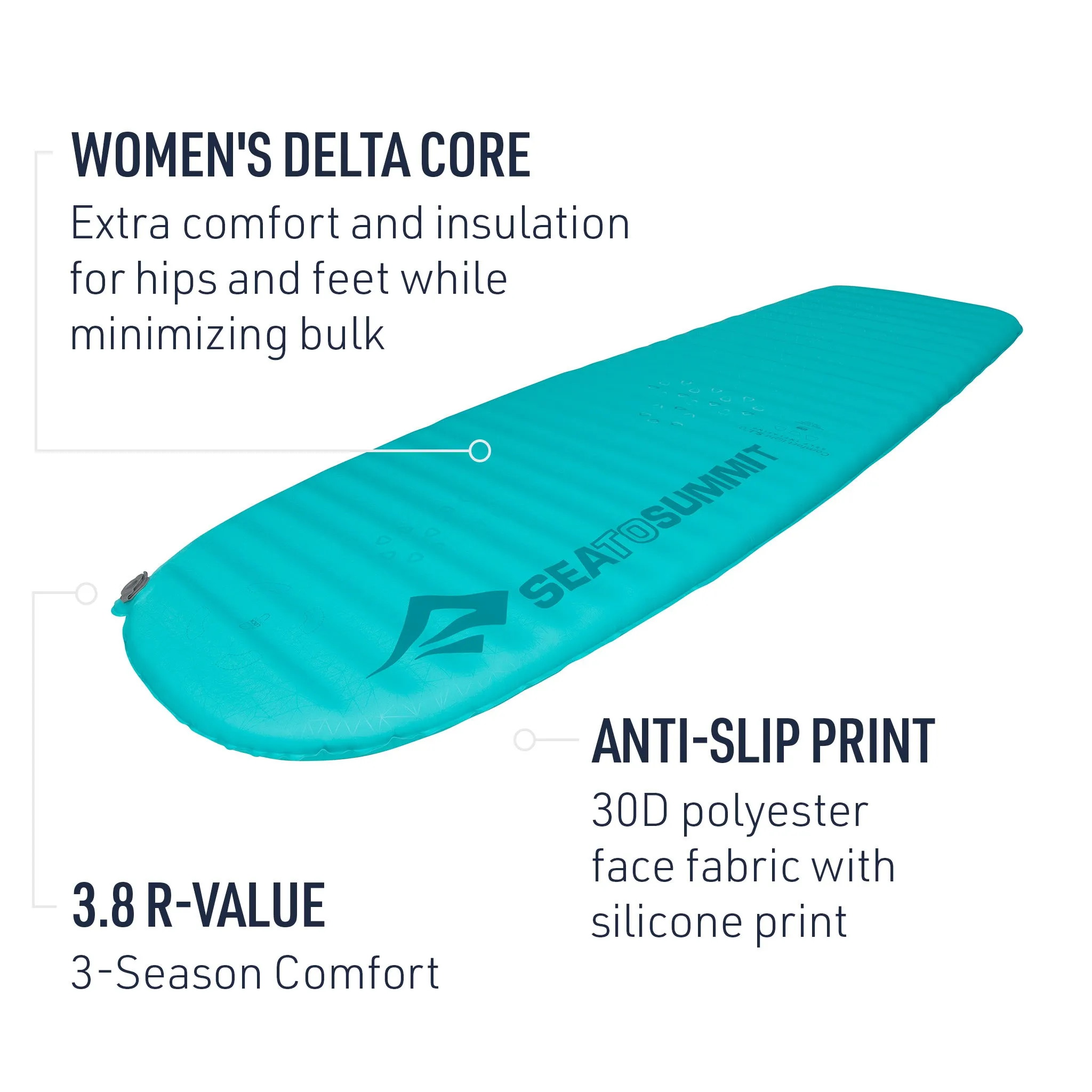 Women's Comfort Light Self-Inflating Sleeping Pad